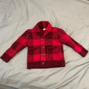 Baby GAP shawl-collar cardigan sweater